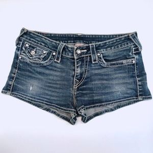 True Religion Disco Josie Big T Shorts sz 30